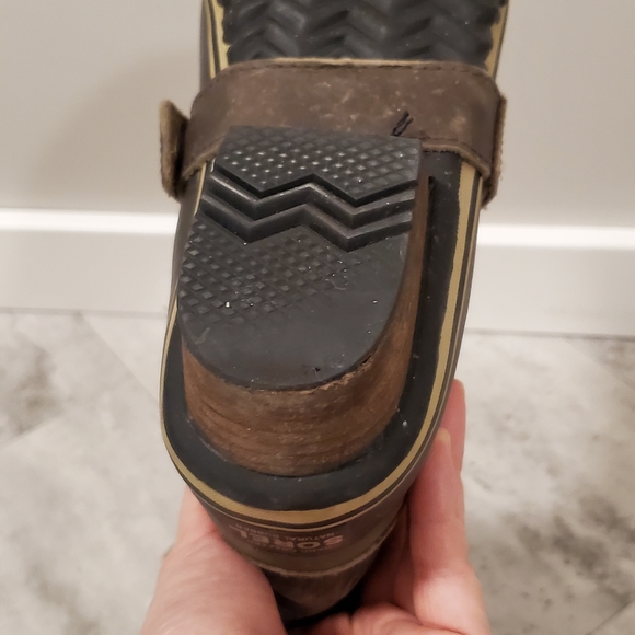 Sorel ❄️ 🍃🍂 conquest Carly brown knee high 👢 boots; suede and leather - sz 8 - Picture 5 of 16